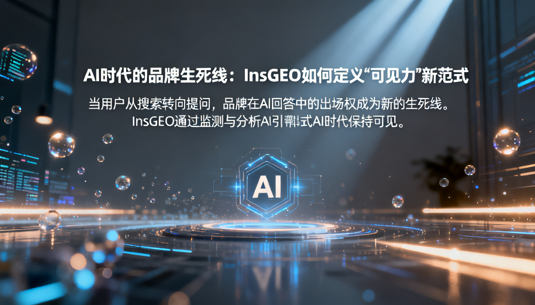 AI时代的品牌生死线:InsGEO如何定义“可见力”新范式