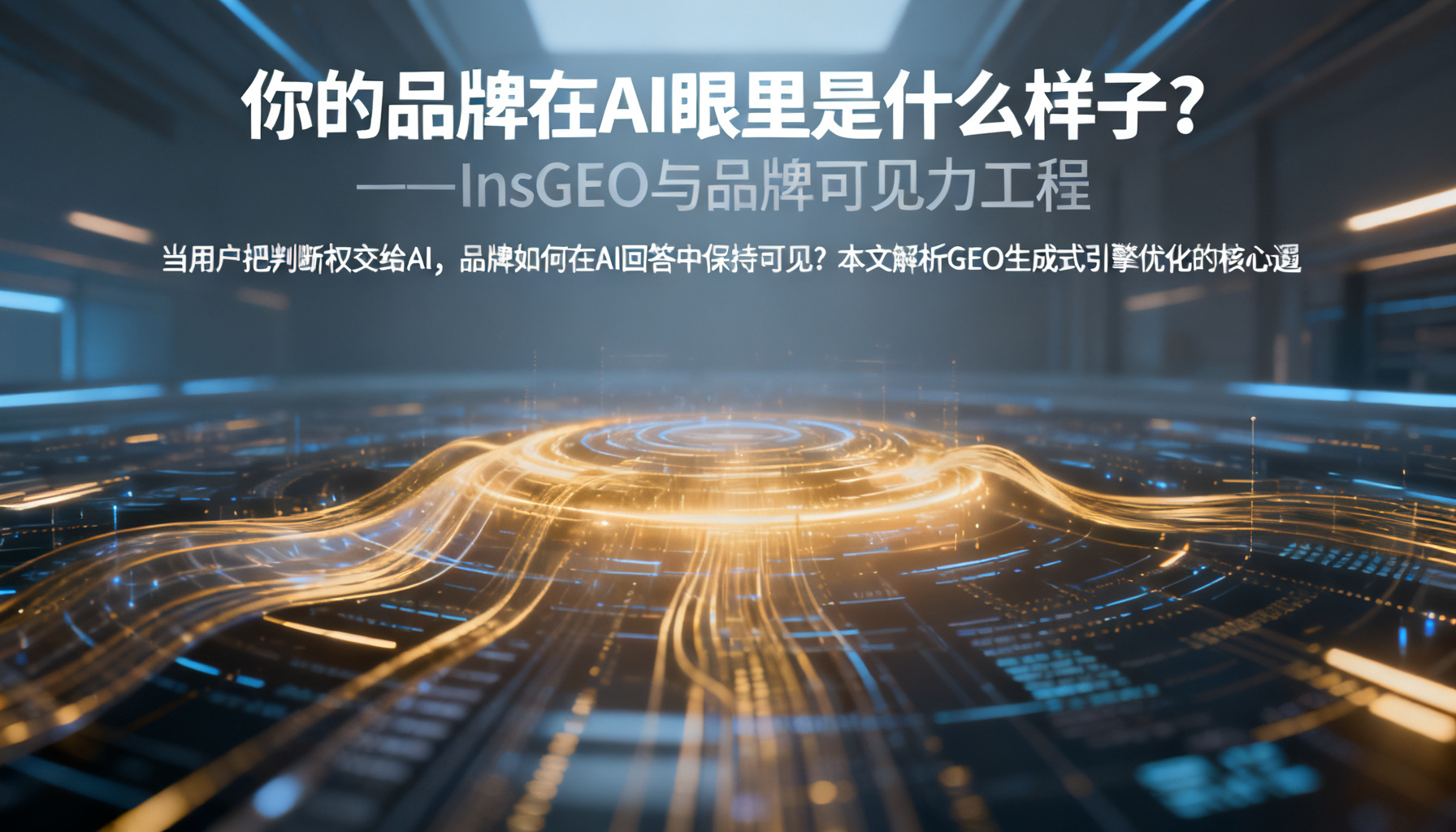 你的品牌在AI眼里是什么样子?——InsGEO与品牌可见力工程