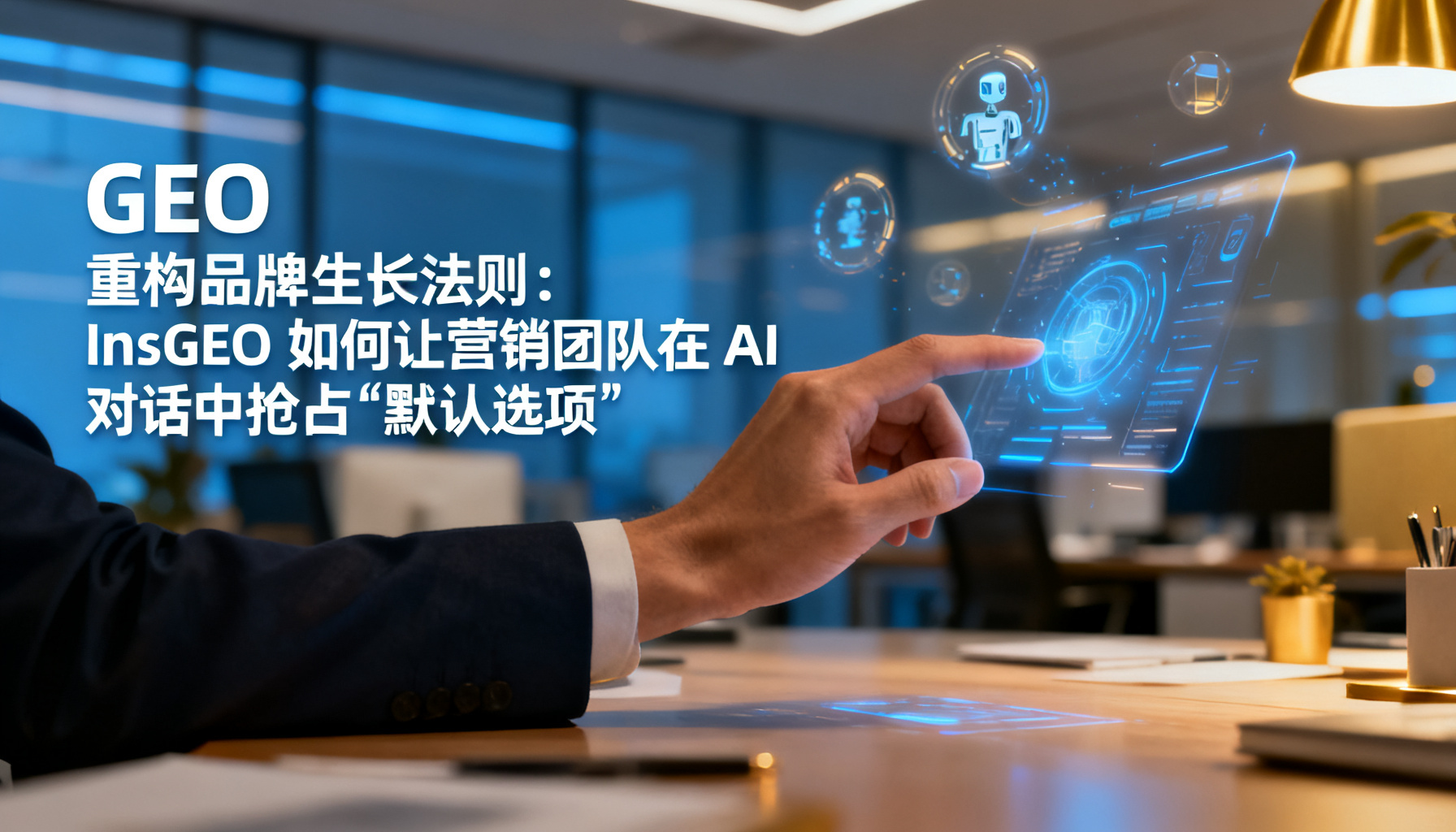 GEO 重构品牌生长法则:InsGEO 如何让营销团队在 AI 对话中抢占“默认选项”